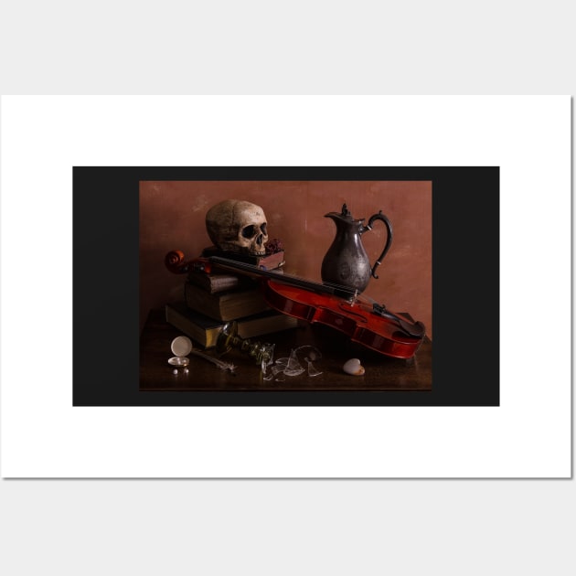 Musical Vanitas Wall Art by TheBigYin